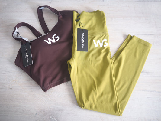 SET IRIS MARRÓN-VERDE